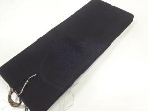 アンティーク　紗紬葉模様織出し着物洗い張り